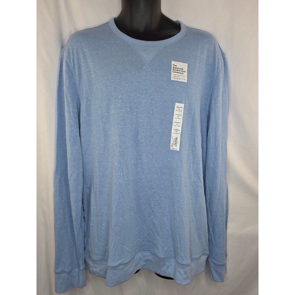Sonoma Men's Sky Blue Pullover Sweatshirt Size XL Thin NWT Y-3503